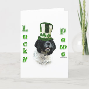 Cartão De Festividades Panelas Sortudas do Cocker Spaniel