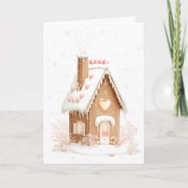 Cartão De Festividades Pão de gengibre de Natal