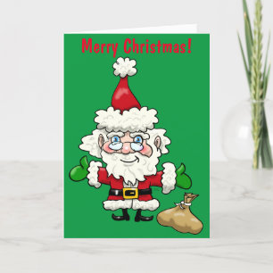 Cartão De Festividades Papai Noel