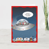 Papai Noel Alien Natal Engraçado