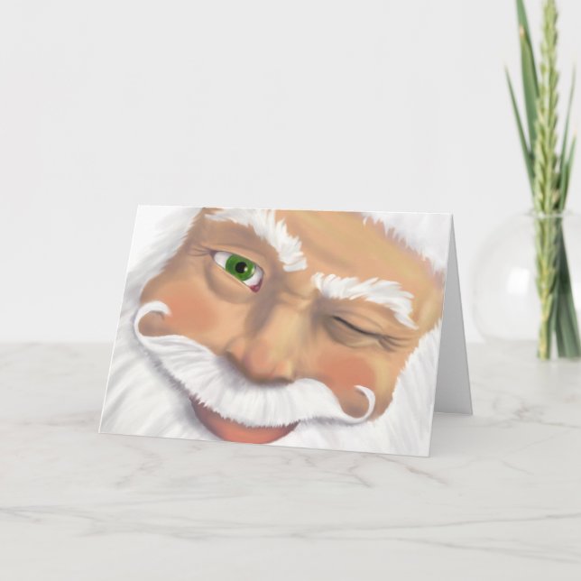 Cartão De Festividades Papai noel aprovado - Gc H (Frente)