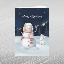 Papai Noel Boneco de Neve Coelho Estrela Aquarela