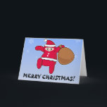 Cartão De Festividades Papai noel de Ninja? Feliz Natal!<br><div class="desc">Poderia Papai Noel ser um Ninja desde que é tão furtivo? Tenha o Feliz Natal com o papai noel deste Ninja!</div>