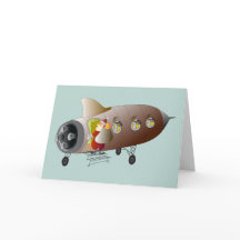 Papai noel de Rocket de espaço