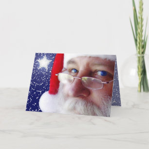 Cartão De Festividades Papai Noel está te observando