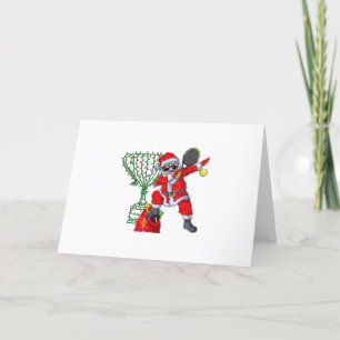 Cartão De Festividades papai noel fazendo dab em tênis natal presente hom