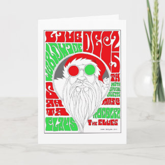 Cartão De Festividades Papai noel Groovy