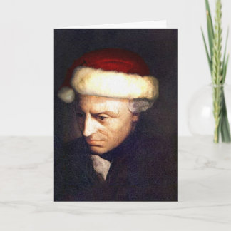 Cartão De Festividades Papai noel-Kant com Cotação