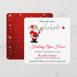 Cartão De Festividades Papai Noel, magia de Natal