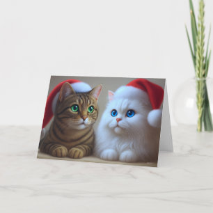 Cartão De Festividades Papai Noel Patas Está Chegando à Cidade
