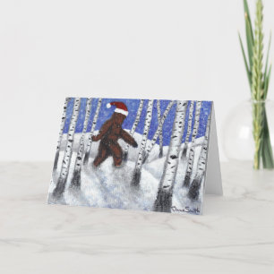 Cartão De Festividades Papai noel Squach