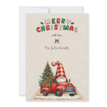 🎄Papai Noel Vermelho e Verde em Carro Antigo Nata
