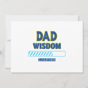 Cartão De Festividades Papai Sabedoria Carregando
