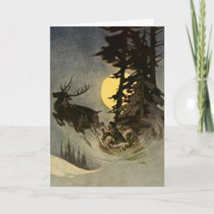 Cartão De Festividades Papais noeis