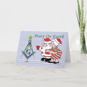 Cartão De Festividades Papais noeis