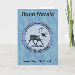 Cartão De Festividades Papais noeis 1rua de Suspensão de Ar Polar