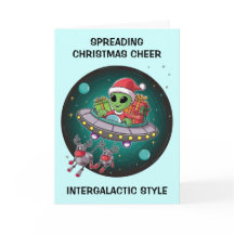 Papais noeis alienígenas no Natal de OVNI