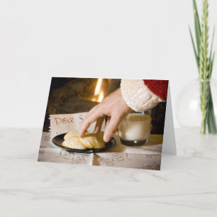 Cartão De Festividades Papais noeis Aqui