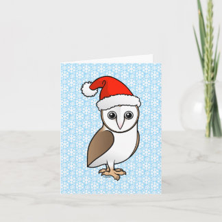 Cartão De Festividades Papais noeis de Barn Owl