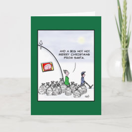 Cartão De Festividades Papais noeis de lua