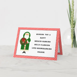 Cartão De Festividades Papais noeis de Natal