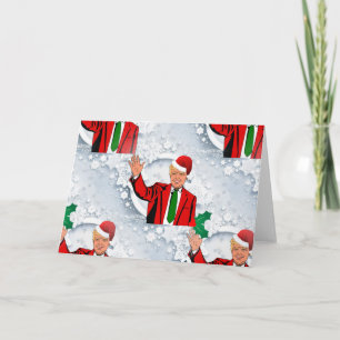 Cartão De Festividades papais noeis de natal donald trump