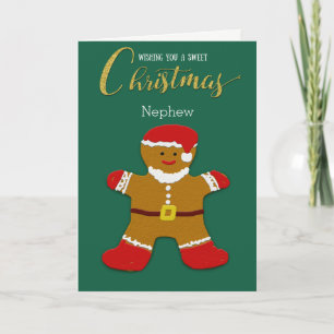 Cartão De Festividades Papais noeis do Sobrinho de Natal