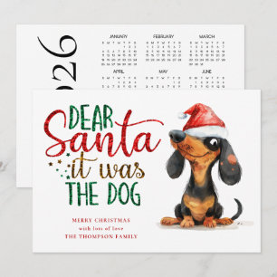 Cartão De Festividades Papais noeis Engraçados Foi O Natal Do Cachorro 20
