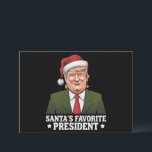 Cartão De Festividades Papais noeis Favoritos Presidente Funny Trump Nata<br><div class="desc">Papais noeis Favoritos Presidente Funny Trump Natal</div>