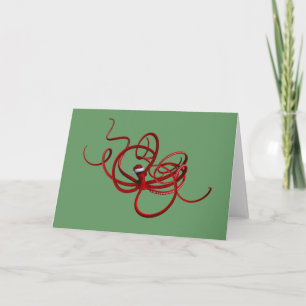 Cartão De Festividades Papais noeis Kraken