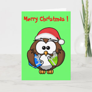 CARTÃO DE FESTIVIDADES PAPAIS NOEIS OWL