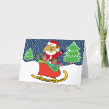 Papais noeis personalizados de GoldenDoodle Sleigh