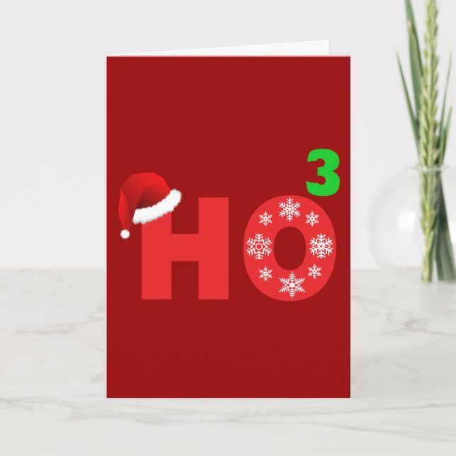 Cartão De Festividades papais noeis riem do natal (Frente)