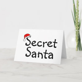 Cartão De Festividades Papais noeis secretos 2