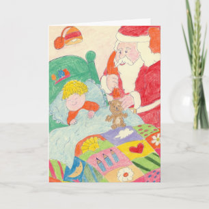 Cartão De Festividades Papais noeis Visit