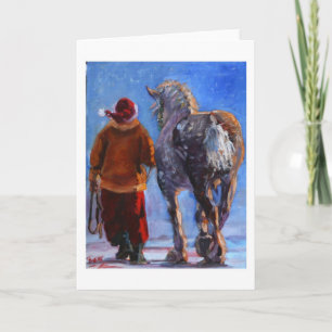 Cartão De Festividades Papais noeis Wheeler por S. Fuess