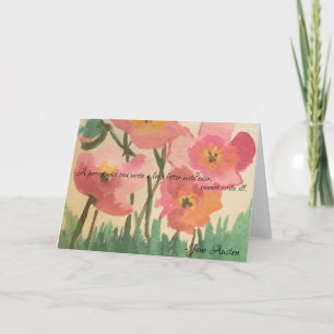 Cartão De Festividades Papel de carta Jane Austen