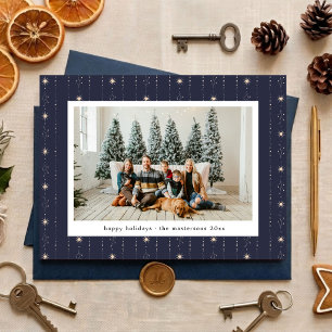 Cartão De Festividades Papel De Parede Estrelas Azuis E Brancas Foto Cart