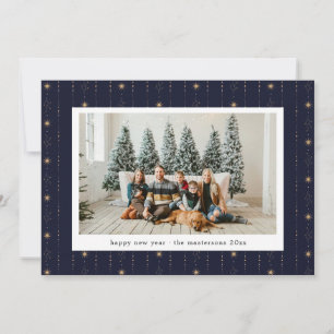 Cartão De Festividades Papel De Parede Estrelas Azuis E Douradas Foto Car