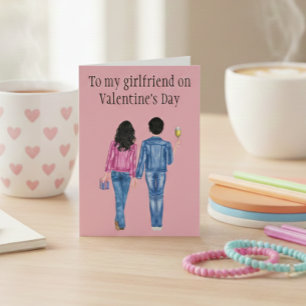 Cartão De Festividades Para a minha Dia de os namorados Namorada on Water