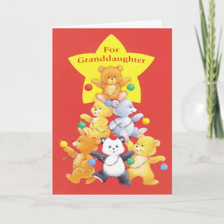 Cartão De Festividades Para a neta