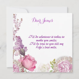 Cartão De Festividades Para Ele Dias de os namorados Doces Personalizados