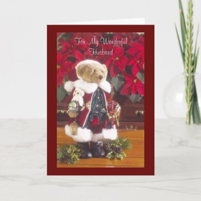 Cartão De Festividades Para meu marido maravilhoso (Frente)