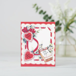 Cartão De Festividades Para Meu Professor, Corações de Amor do Dia dos Na