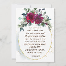 Para nós, uma criança é Isaiah Nascer às 9:6