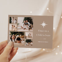 Para nós, uma criança é o Natal da Colagem de Foto