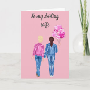 Cartão De Festividades Para o Dia de as mães Namorada da minha esposa no