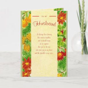 Cartão De Festividades Para o meu marido