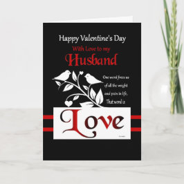 Cartão De Festividades Para o meu marido - Feliz dia de os namorados