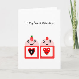 Cartão De Festividades Para o meu Namorados doce